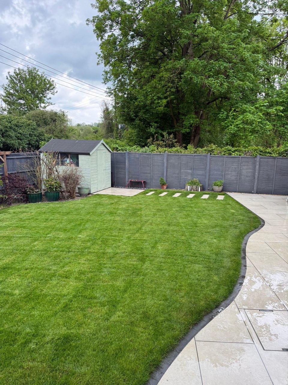Garden transformation after &ndash; Andover Groundworks
